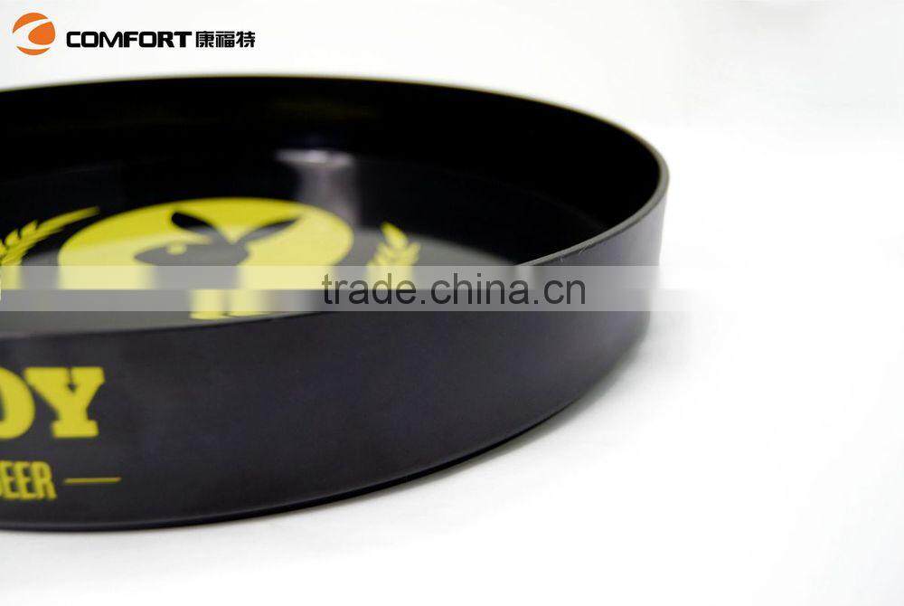 round bar tray popular use plastic serving tray