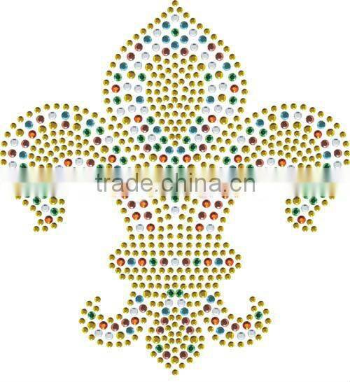 the fashion rhinestones heart motif hot fix