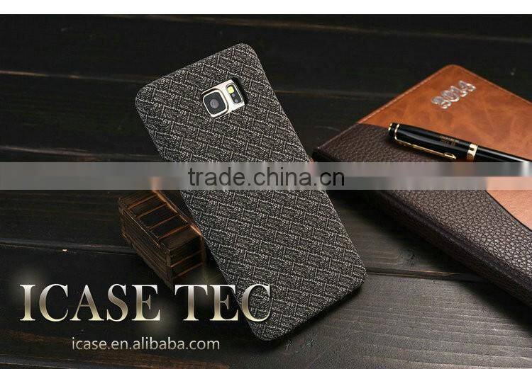 Manufacturer Wholesale Weave Style With Washed Cloth Phone Case for samsung galaxy note 5
