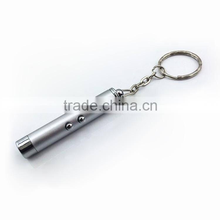 Wholesale aluminum led keychain/printed customer logo key chain