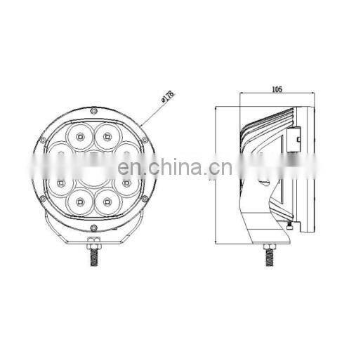 Lantsun Best Selling Portable Car Led Work Light Cob Led Work Light