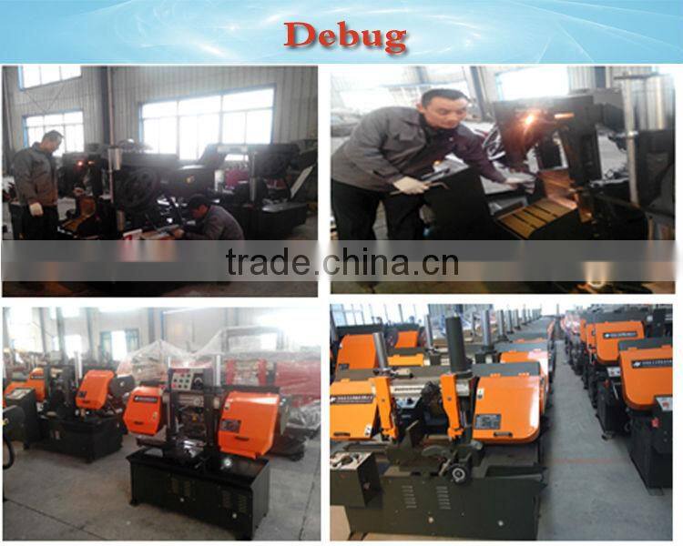 GZ4260 Double Column Hydraulic horizontal metal cut band saw machine metal strip cutter