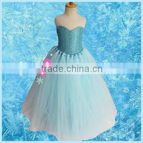 Popular Elsa Dress Cosplay Costume In Frozen