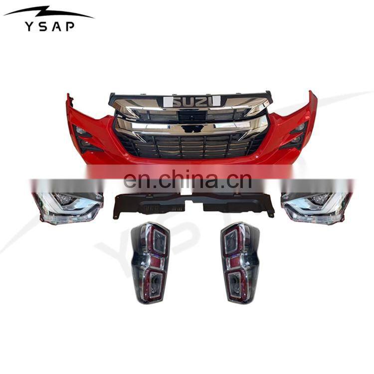 Factory price facelift body kit for 2021 D-Max Low upgrade to High body kit