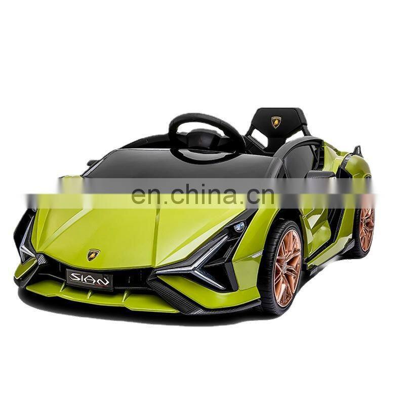 Children's remote control four-wheel electric car four-wheel drive toy sports car lithium battery