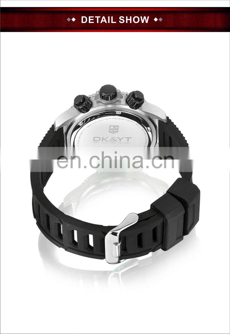 Small order chronograph diver water resistant high quality fashion classic custom logo mens watch waterproof