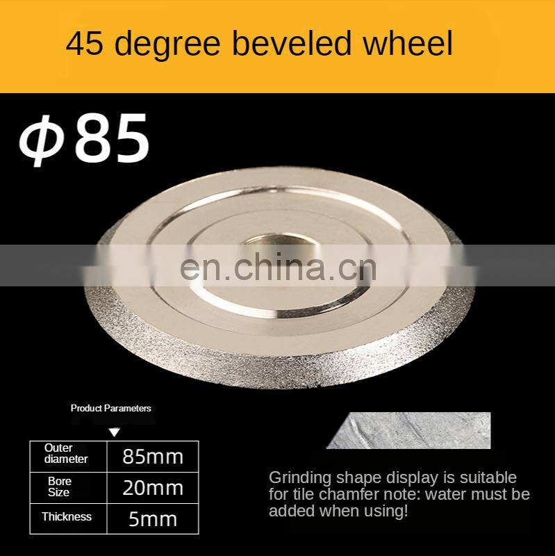 For Wandeli qx-zd-1200 tile cutting machine ceramic tile bevel round edge grinding wheel slotting saw blade