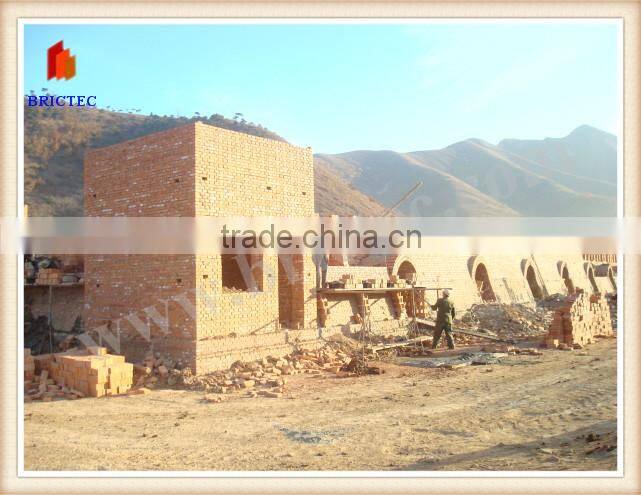 high capacity save energy fired clay brick tunnel kiln