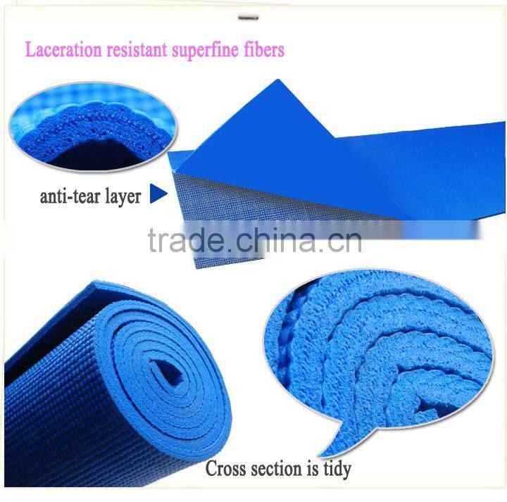 Exercise thin yoga mat for home gym