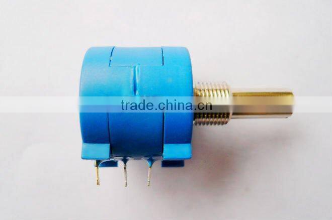 Copper Steel Shaft,Copper Bush,3590 Multi-turns Precision Wire-wound Potentiometer,Multi-turns