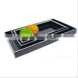 antique glass fruit plate