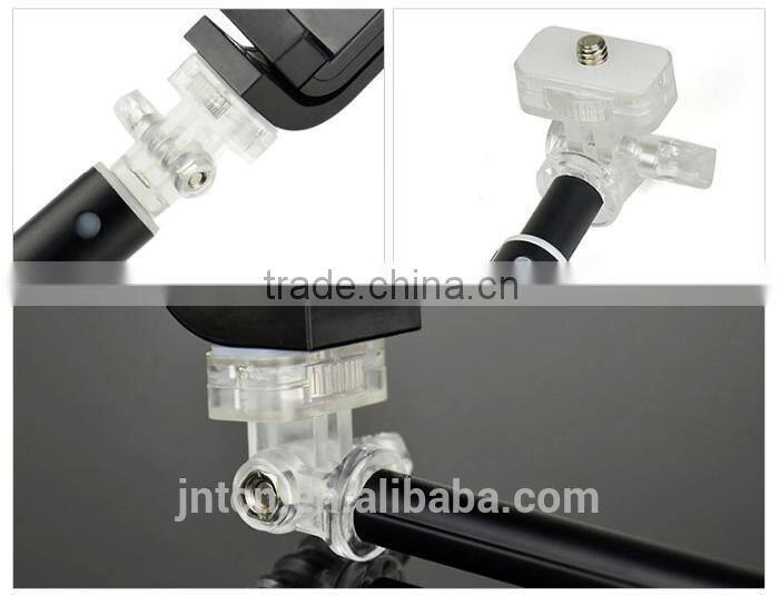 Alu alloy extendable hand held monopod wire selfie stick QC25