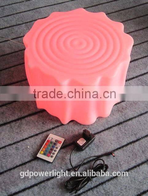 New PE plastic Stool with LED light & remote control YXF-3320