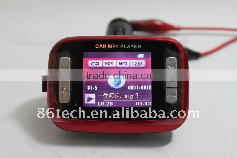 New Car MP4 player with FM transmitter with high quality