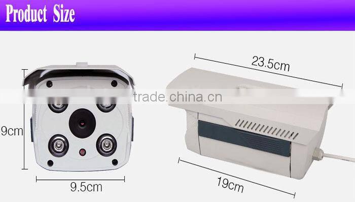 4 lamps Full HD 720P/ 1.0 MP/ popular waterproof outdoor hd wifi ip camera with cheaper price