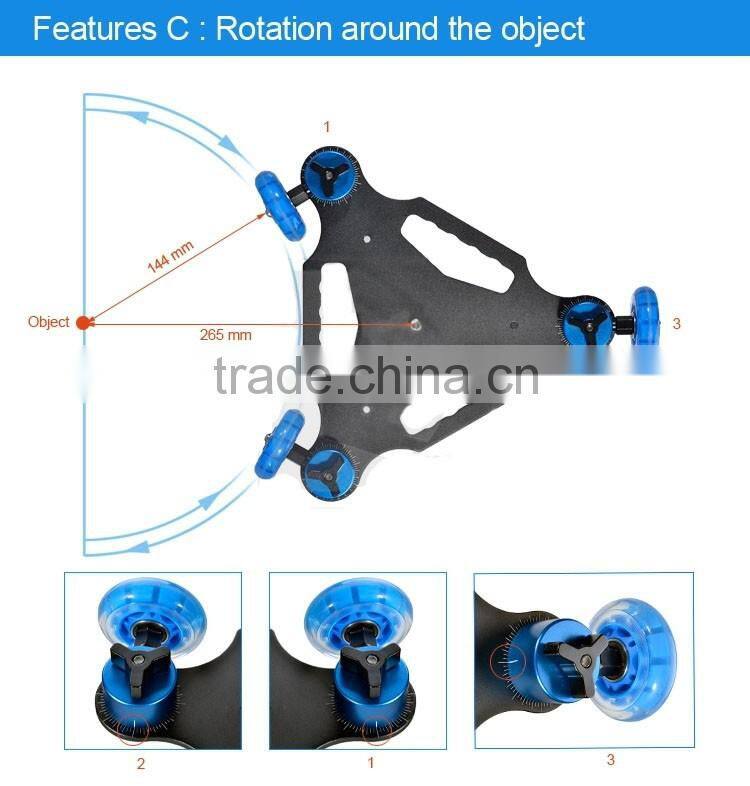 camera dolly car wheel skater track slider roller