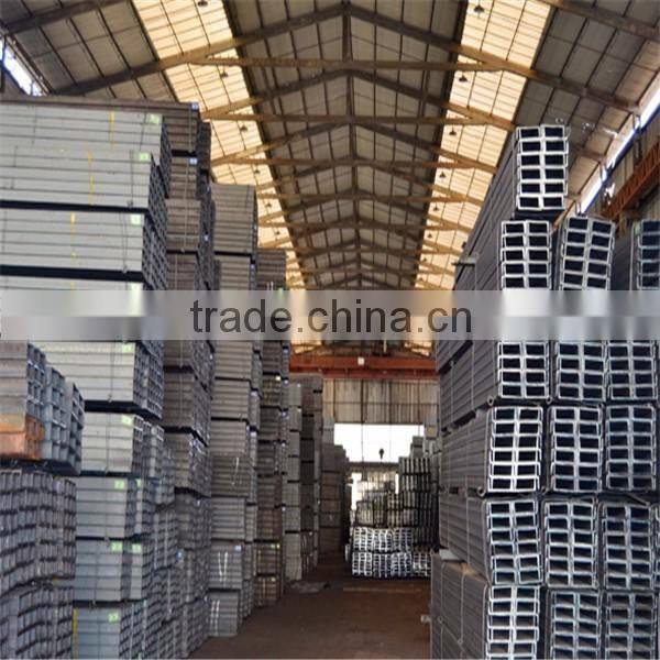 steel channel size for your reference