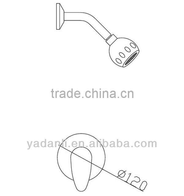 simple & cheapest rainfall shower faucet 7531