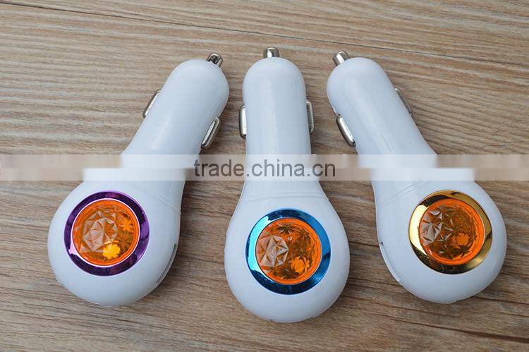 Wholesale car charger mini 3 port USB car charger adapter