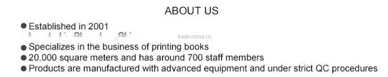 Customized Hardcover Book Printing With Die-cut Cover