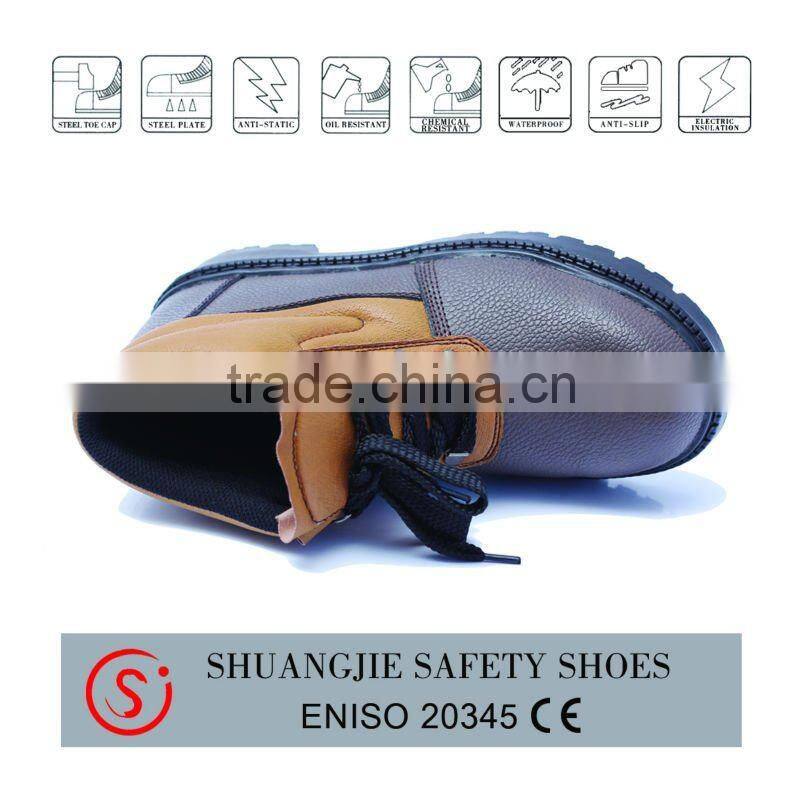 Rubber sole abrasion resistant work shoes
