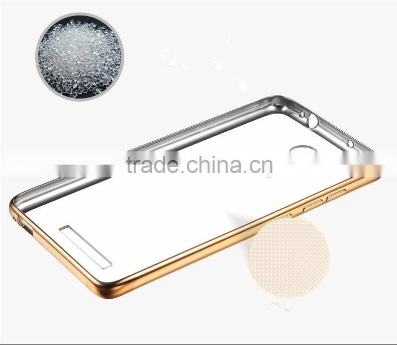 Keno ultra thin soft electroplate TPU Case Cover for Xiaomi Redmi Note 3