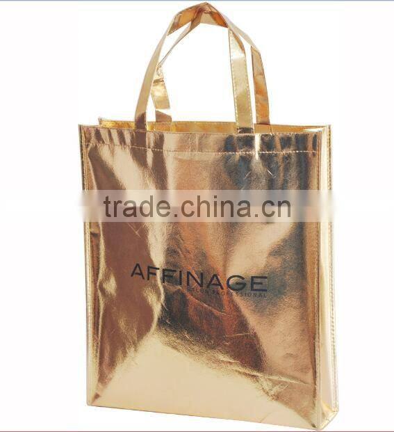 Metallic Laminated Shopper Bag