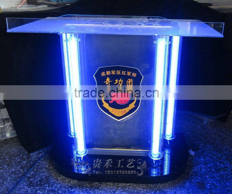cheap dj light with LED lights, bar table for bar, Bar Club Furniture blue light