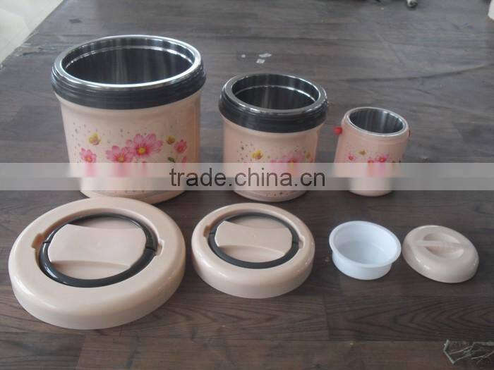 2011 plastic stainless steel thermal hot casserole