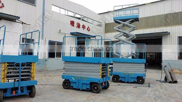 8m mobile hydraulic scissor lift table pallet truck