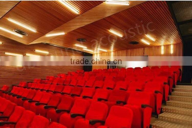 Anti Noise Panel For School Groove Wooden And Wood Sounproof Acoustic Panel