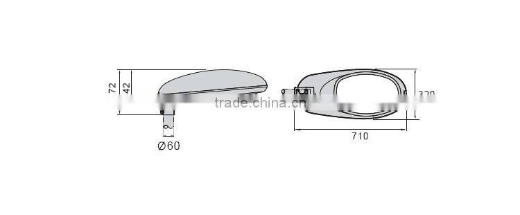 LUNALYS for sale 400w 250w motion sensor street light