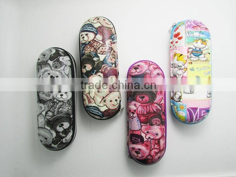 high density animal print EVA glasses case for kids