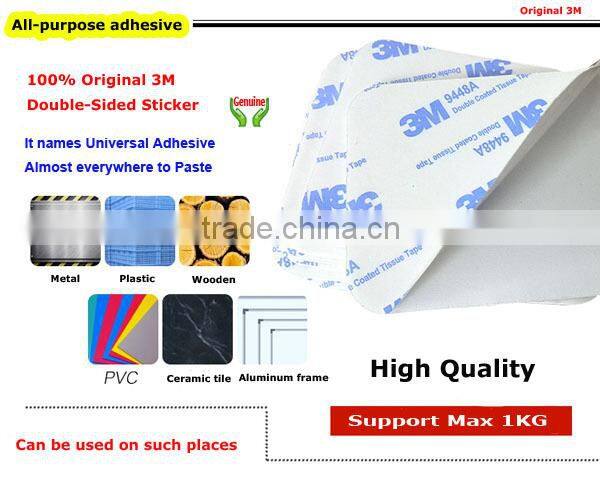 Accept Any Size Thickness OEM Factory Supply Universal Square Double Sided Original 3M Sticker Wall Glass Car Paste Gel Base