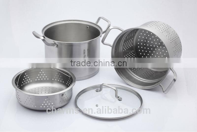 2014 New Product Induction Stainless Steel Noodle Pot