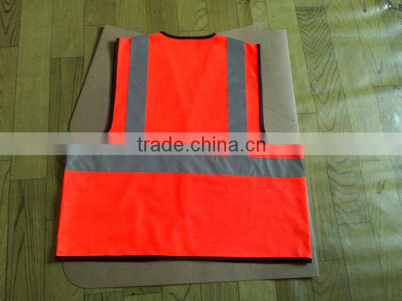 Adult High Vis Viz Reflective Safety Vest Waistcoat with EN20471 Certificate