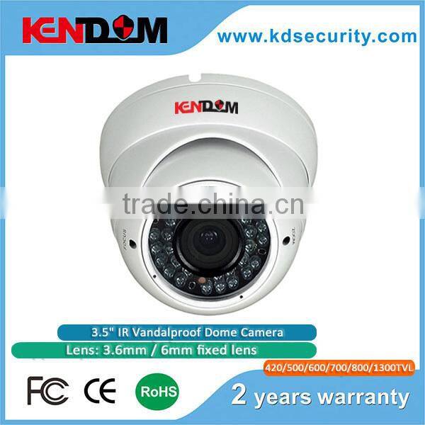 CMOS 1300TVL IR Metal Dome Camera Low Lux Varifocal Lens Security Eyeball Dome