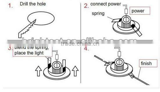 100-240V led ceiling light,3w led ceiling light