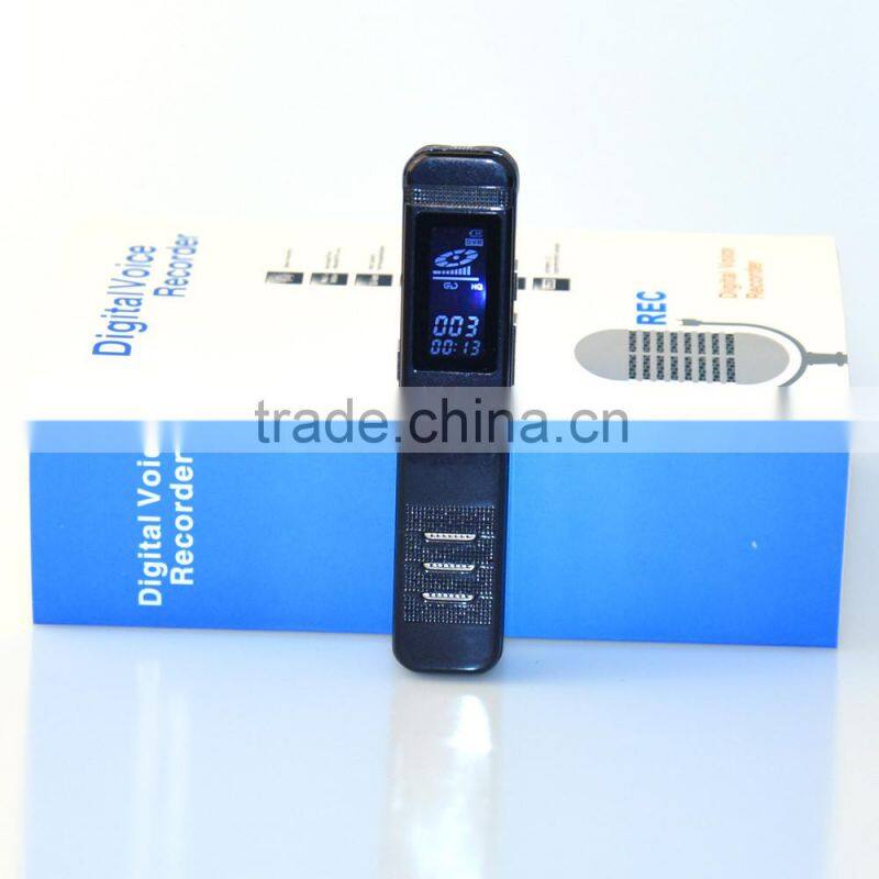 Black Color LCM Screen Portable Voice Recorder Model Q23