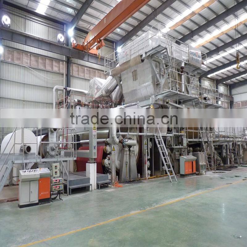 2800mm toilet tissue paper making machine/ 15ton per day
