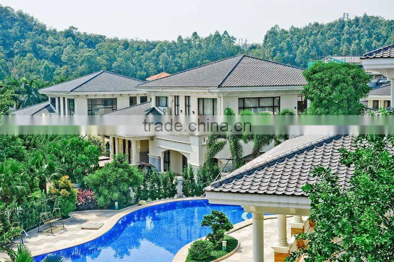 nature glazed japanese roof tile for private villa