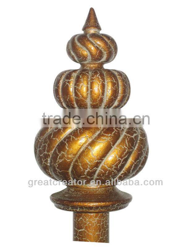 Home Decor Black Classic Ball Bed Finials