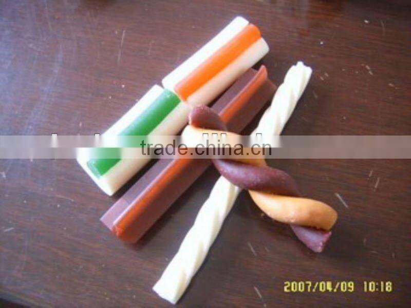 100kg/h Popular pet/dog chews/treats maker plant