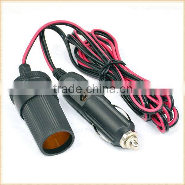 5.5*2.1mm dc 24v power cable to cigarette socket