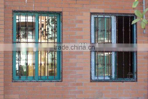 Top-selling newest wrought iron window grill design