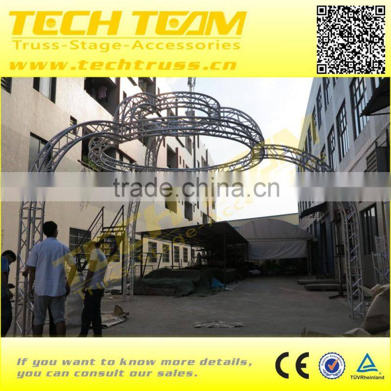 Hot Sale Stage Aluminum Bolt Truss system Exhibition Truss Lighting Truss BD66-RS40