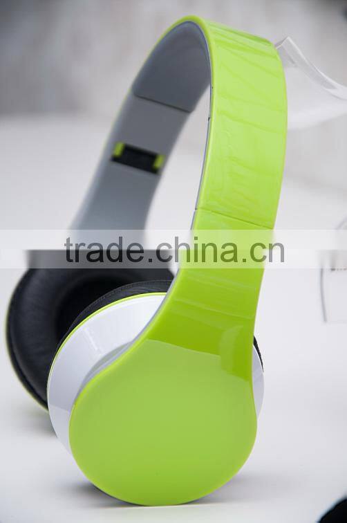 colorful wilred bluetooth headset foldable headphone for mobile phone and computer