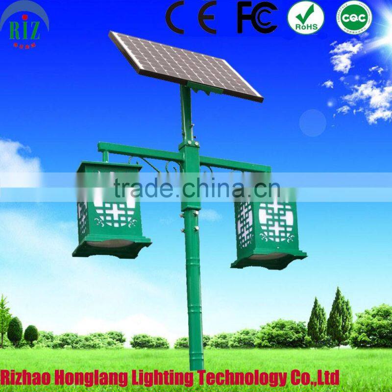 2x15w solar led garden light