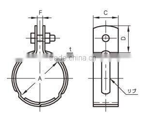 A10200-5 AKAGI pipe holder construction good material