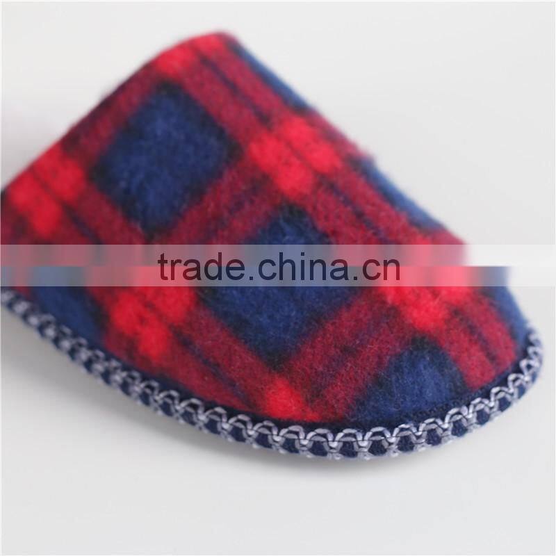 Woman and man single-faced brushed indoor slipper